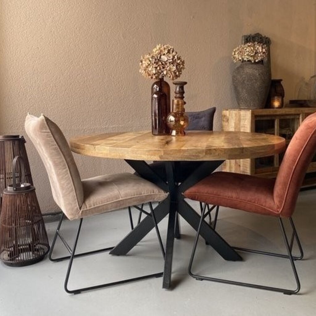 Ronde eettafel Mangohout London