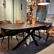Deens Ovaal eettafel Mangohout Luton