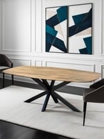 Deens Ovaal eettafel Mangohout Reading