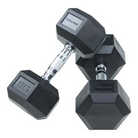 Crossmaxx® LMX81 Crossmaxx® Hexagon dumbbells (1 - 60kg)