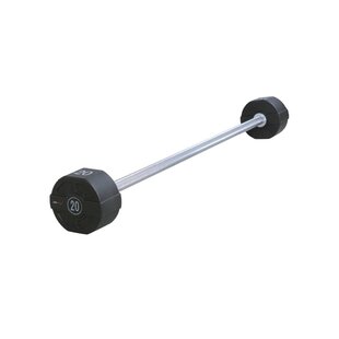LMX74.S Lifemaxx PU straight barbell (10 - 40kg)