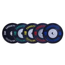 LMX85 Crossmaxx® Comp. bumper plate 50mm - black (5 - 25kg)