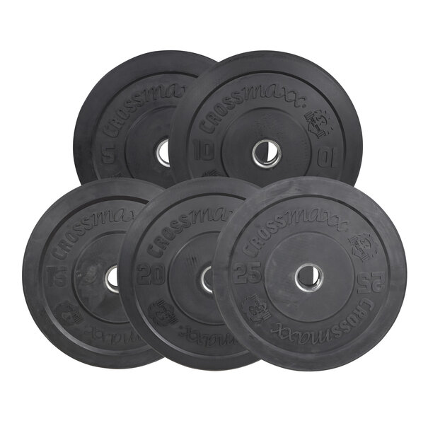 Crossmaxx® LMX87 Crossmaxx® bumper plate 50mm - black (5 - 25kg)
