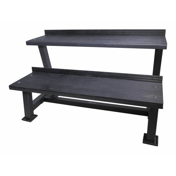 Crossmaxx® LMX1145 Crossmaxx® kettlebell rack (black)