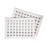 LMX66 LMX.® Number sticker set (108pcs)