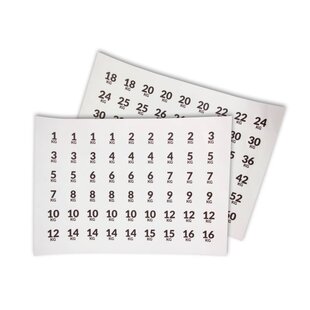 LMX66 LMX.® Number sticker set (108pcs)