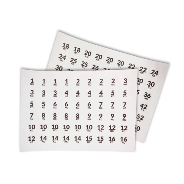 LMX.® LMX66 LMX.® Number sticker set (108pcs)
