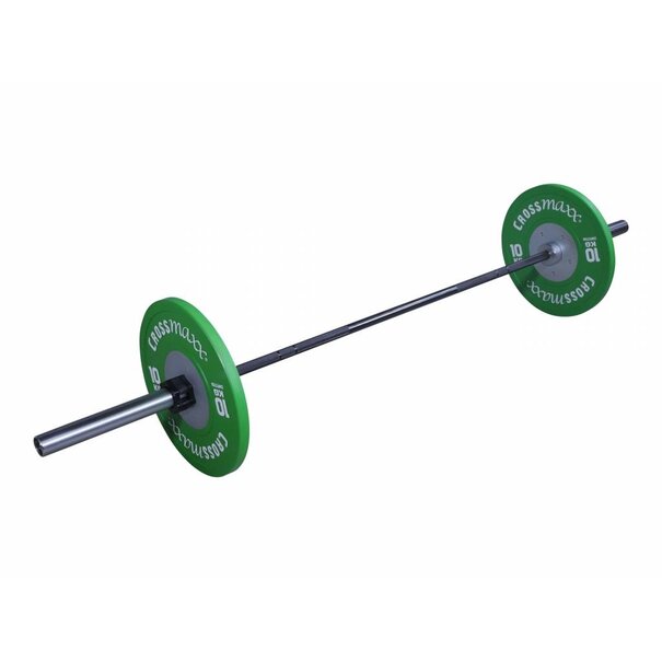 Crossmaxx® LMX34 Crossmaxx® Olympic comp bar 50mm, 220cm 20kg (black/chrome)