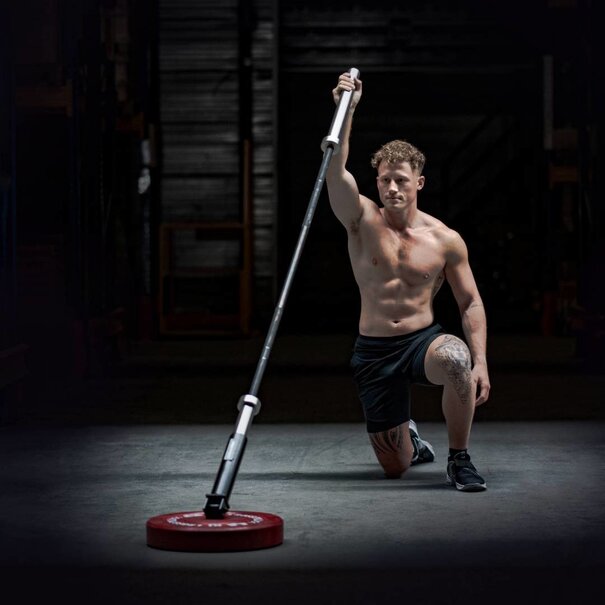 Crossmaxx® LMX34 Crossmaxx® Olympic comp bar 50mm, 220cm 20kg (black/chrome)