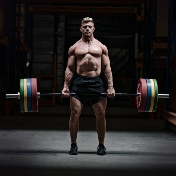 Crossmaxx® LMX98 Crossmaxx® bumper plate 50mm - coloured (5 - 25kg)