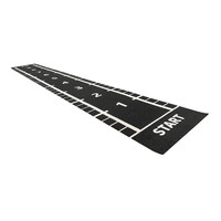 Lifemaxx® LMX1373.BLACK Sprinttrack 1,5 x 11m - Black