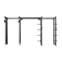 Crossmaxx® RIGXLPHR1 Crossmaxx® Rig XL pulley-half-rack model PHR1