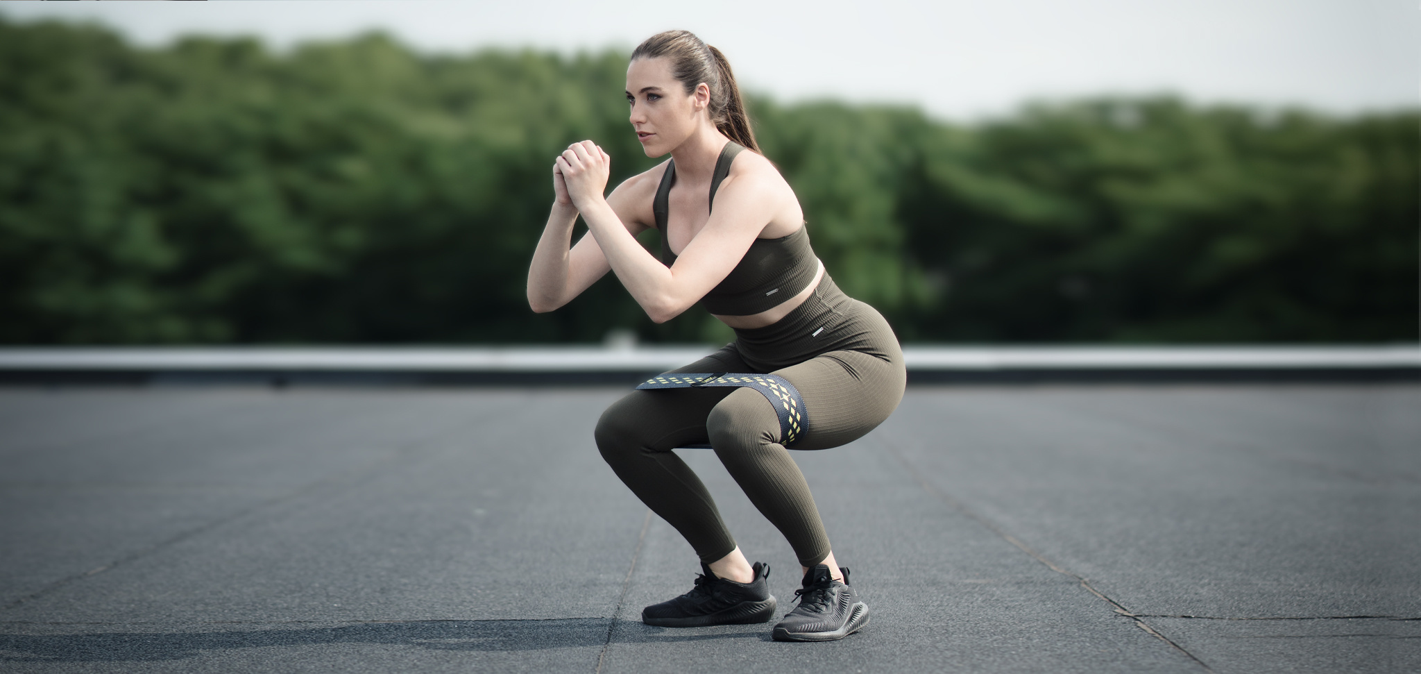 Bands en oefeningen voor ronde billen