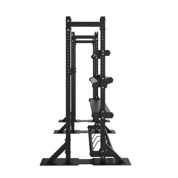 Crossmaxx® RIGXLHRS2B Crossmaxx® Rig XL half-rack model S2 + Baseplate