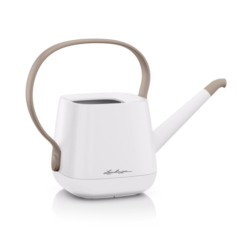 YULA watering can white/taupe semi-gloss