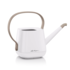 YULA watering can white/taupe semi-gloss