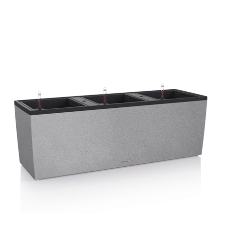 LECHUZA TRIO Stone stone grey LECHUZA TRIO Stone stone grey