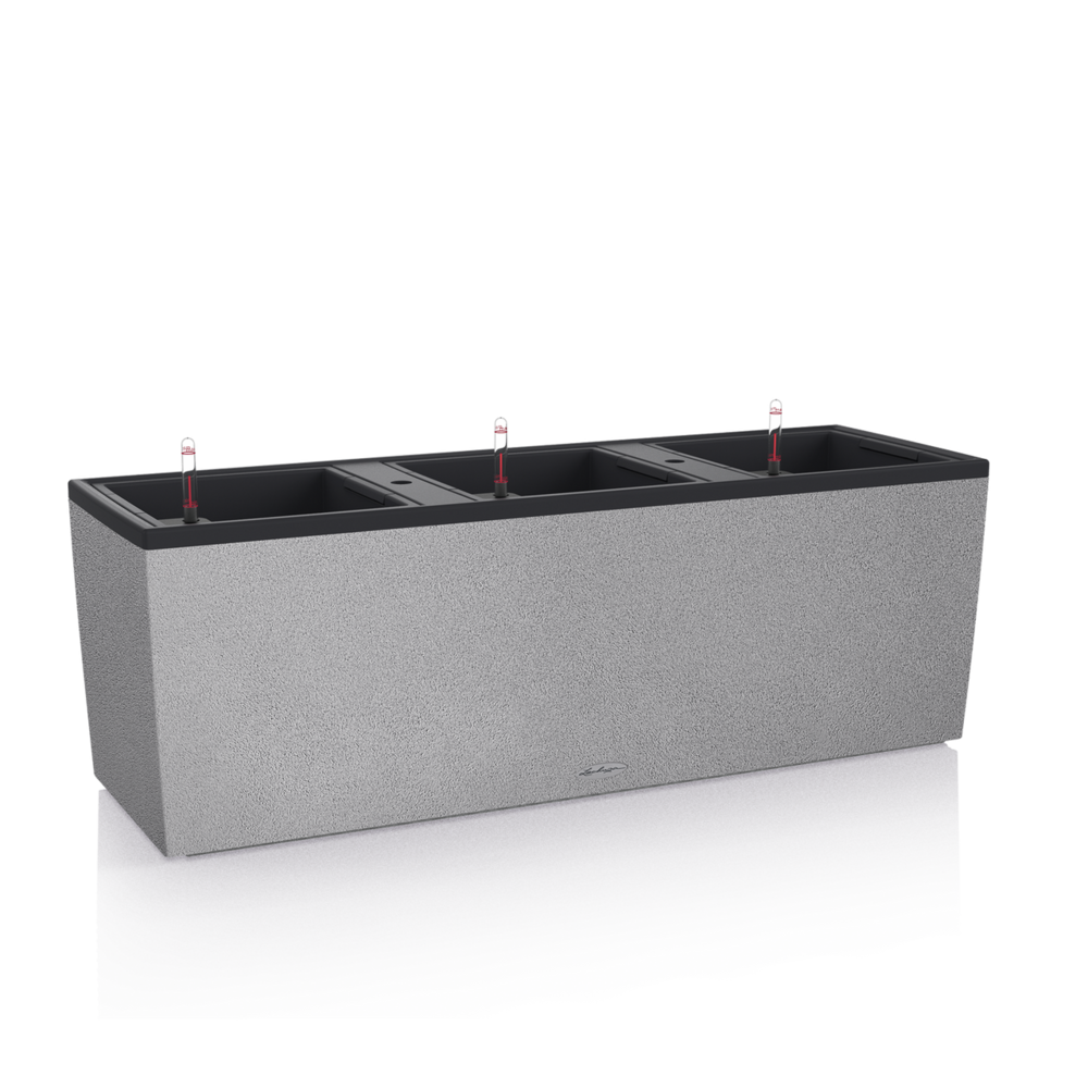 LECHUZA TRIO Stone stone grey LECHUZA TRIO Stone stone grey