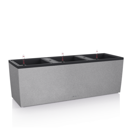 LECHUZA TRIO Stone stone grey LECHUZA TRIO Stone stone grey