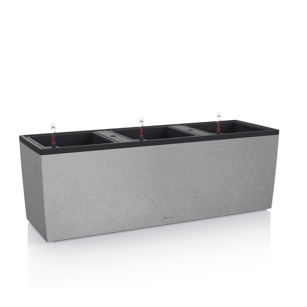 LECHUZA TRIO Stone stone grey LECHUZA TRIO Stone stone grey