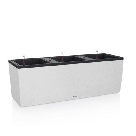 LECHUZA TRIO Stone blanc quartz