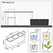 LECHUZA TRIO Stone quartz white LECHUZA TRIO Stone quartz white
