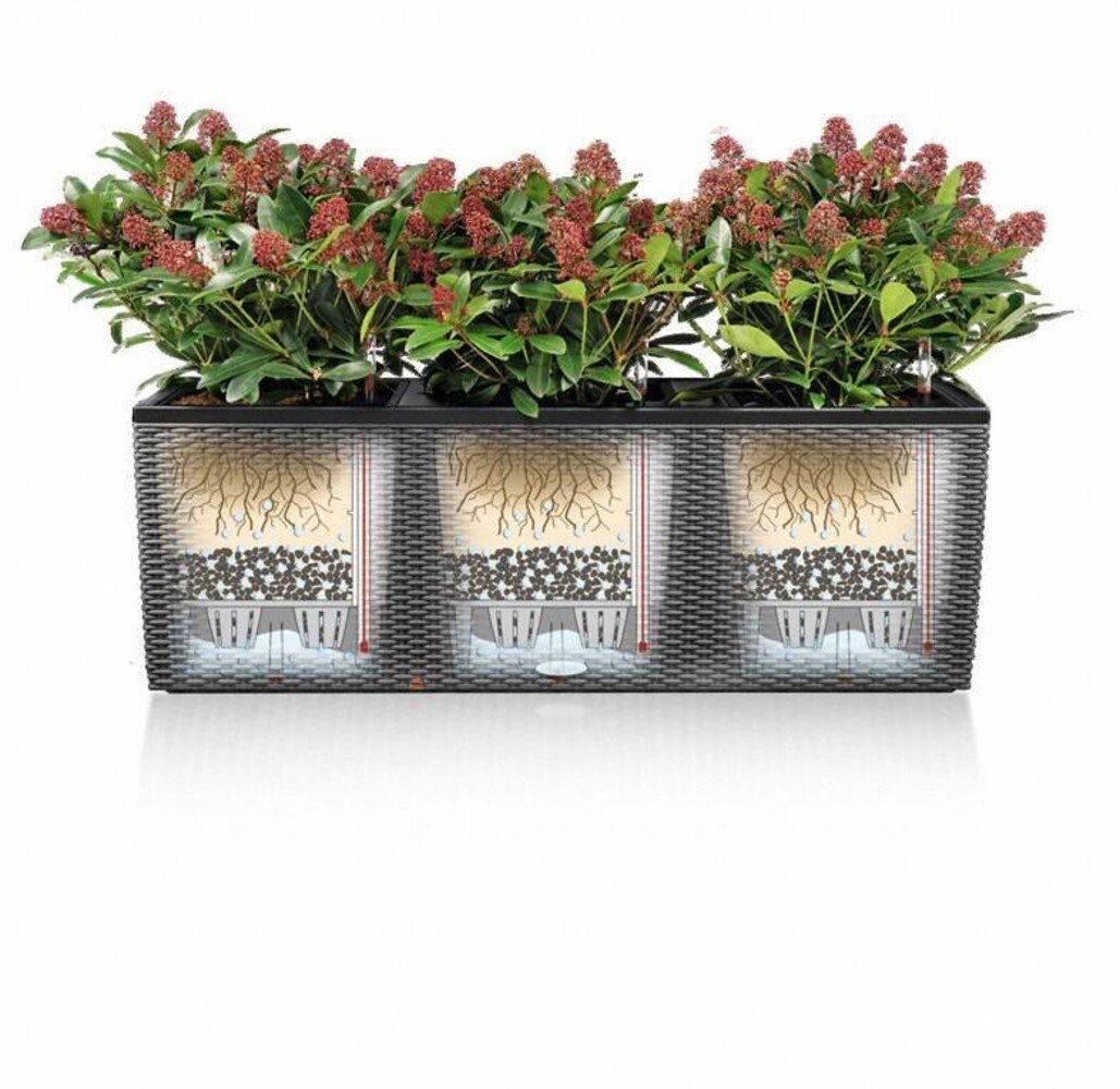 LECHUZA TRIO Stone quartz white LECHUZA TRIO Stone quartz white