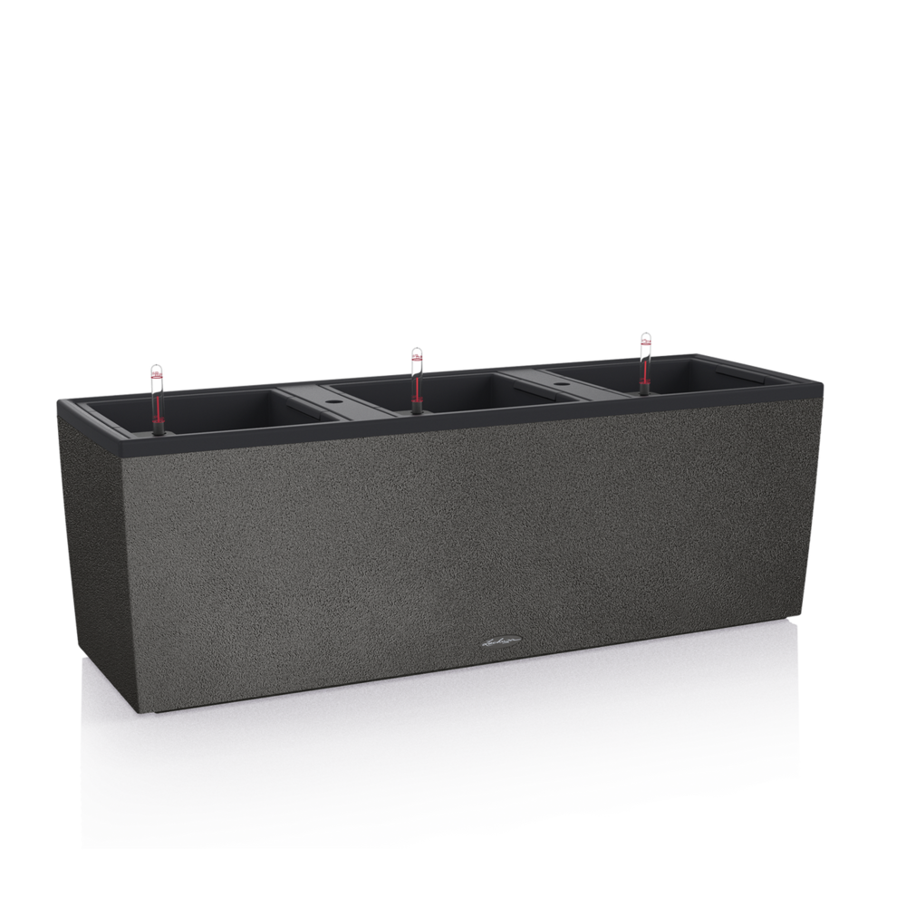 LECHUZA TRIO Stone noir graphite LECHUZA TRIO Stone noir graphite