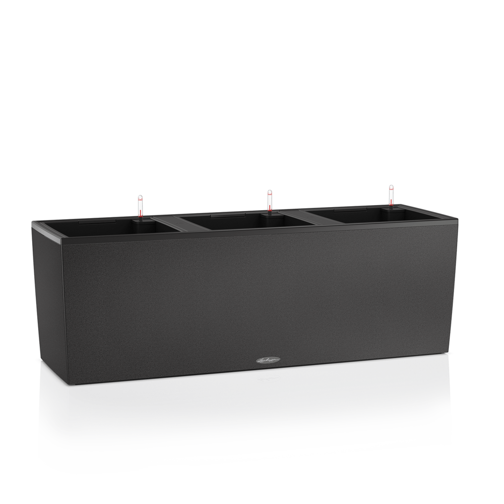 LECHUZA TRIO Stone noir graphite LECHUZA TRIO Stone noir graphite