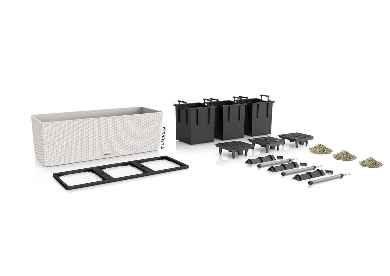 LECHUZA TRIO Cottage lichtgrau