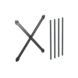 LECHUZA Set of support tubes LECHUZA Set of support tubes