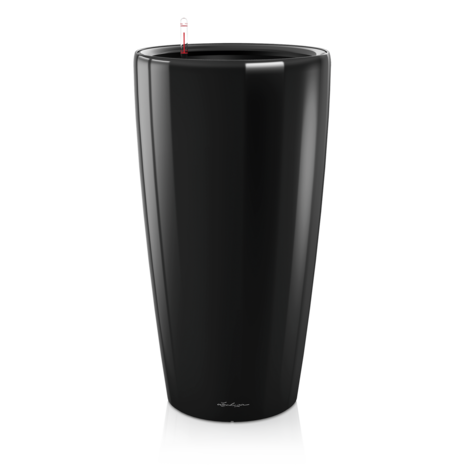 LECHUZA RONDO black high-gloss LECHUZA RONDO black high-gloss