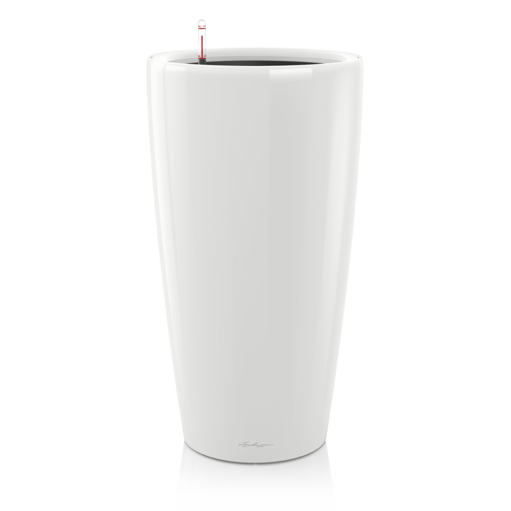 LECHUZA RONDO white high-gloss LECHUZA RONDO white high-gloss