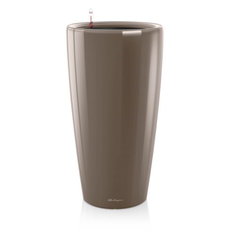 LECHUZA RONDO taupe hochglanz LECHUZA RONDO taupe hochglanz