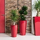LECHUZA RONDO scarlet red high-gloss LECHUZA RONDO scarlet red high-gloss