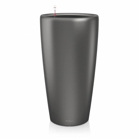 LECHUZA RONDO charcoal metallic LECHUZA RONDO charcoal metallic