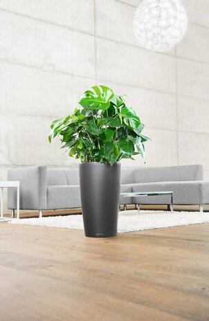 LECHUZA RONDO anthrazit metallic LECHUZA RONDO anthrazit metallic