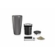 LECHUZA RONDO charcoal metallic LECHUZA RONDO charcoal metallic