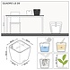 LECHUZA QUADRO LS white high-gloss LECHUZA QUADRO LS white high-gloss