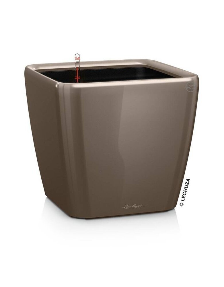 LECHUZA QUADRO LS taupe brillant LECHUZA QUADRO LS taupe brillant