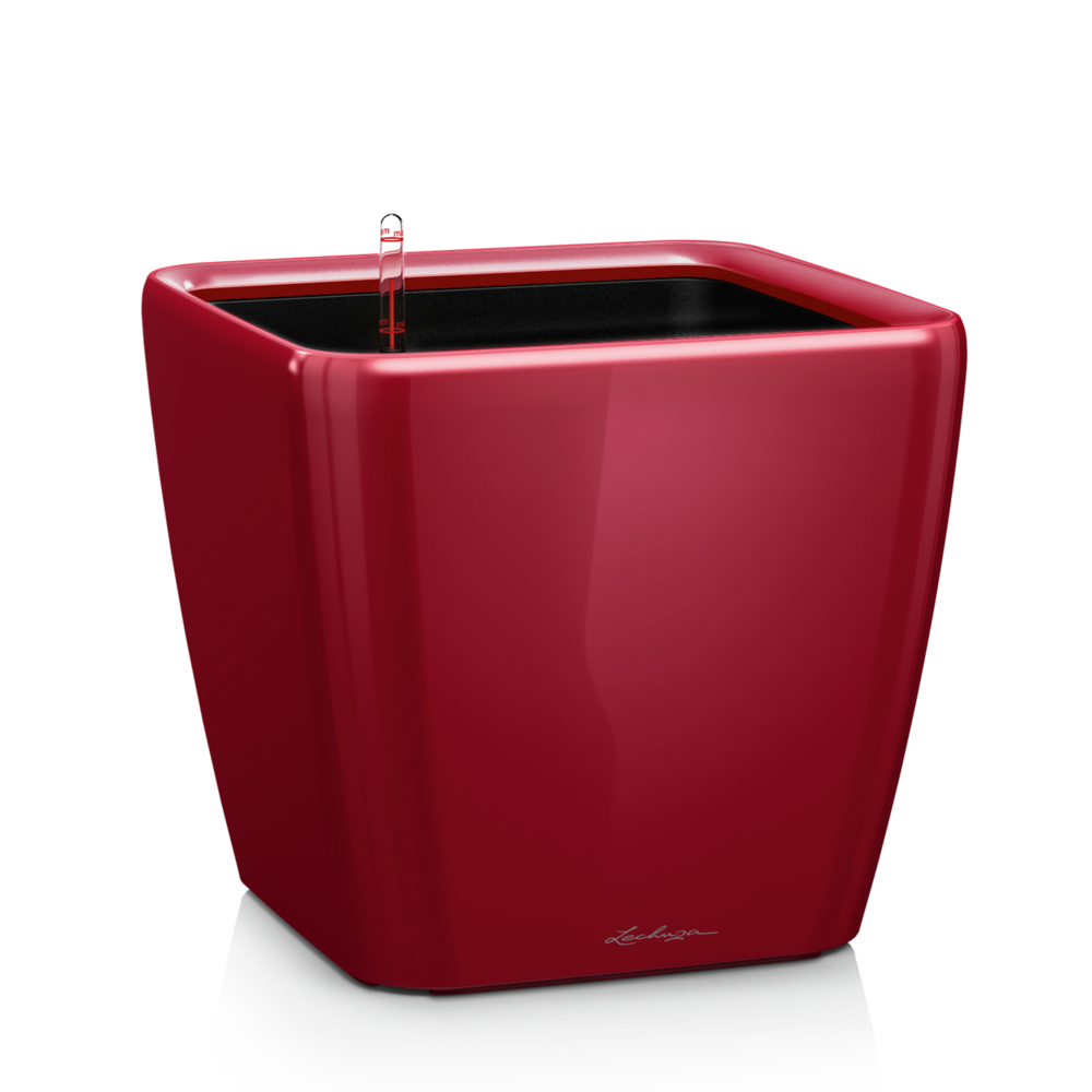 LECHUZA QUADRO LS scarlet red high-gloss LECHUZA QUADRO LS scarlet red high-gloss