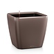 LECHUZA QUADRO LS espresso metallic LECHUZA QUADRO LS espresso metallic