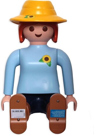 PLAYMOBIL LECHUZA-Figur XXL-Gärtnerin Sonnenblume (60 cm)