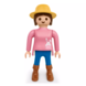 PLAYMOBIL LECHUZA ® XXL Megafiguur Tuinvrouw Hannah - met Paashaas schort - hoogte 62,5 cm