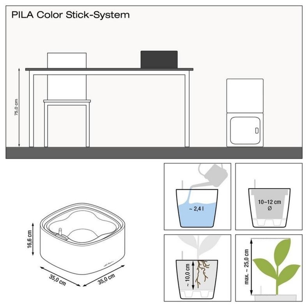 PILA Color Stick petrol blauw