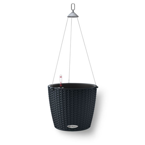 LECHUZA NIDO Cottage graphitschwarz