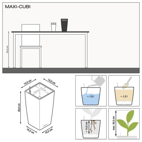 MAXI-CUBI weiß hochglanz MAXI-CUBI weiß hochglanz