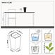 MAXI-CUBI white high-gloss MAXI-CUBI white high-gloss