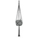 LECHUZA MAKRAMEE Cotton PURE noir LECHUZA MAKRAMEE Cotton PURE noir