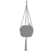 LECHUZA Macramé Cotton PURE grey LECHUZA Macramé Cotton PURE grey